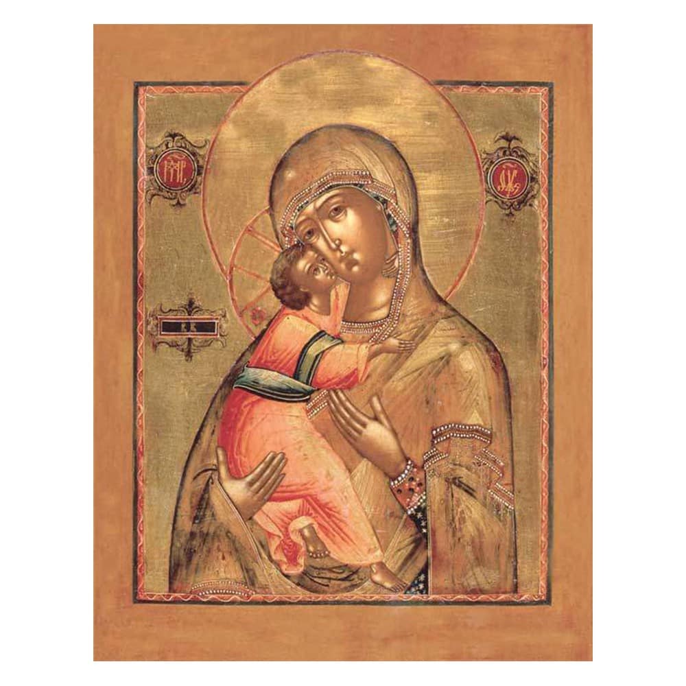 Икона БМ Владимирская (1795) 18 век./210*165/18054