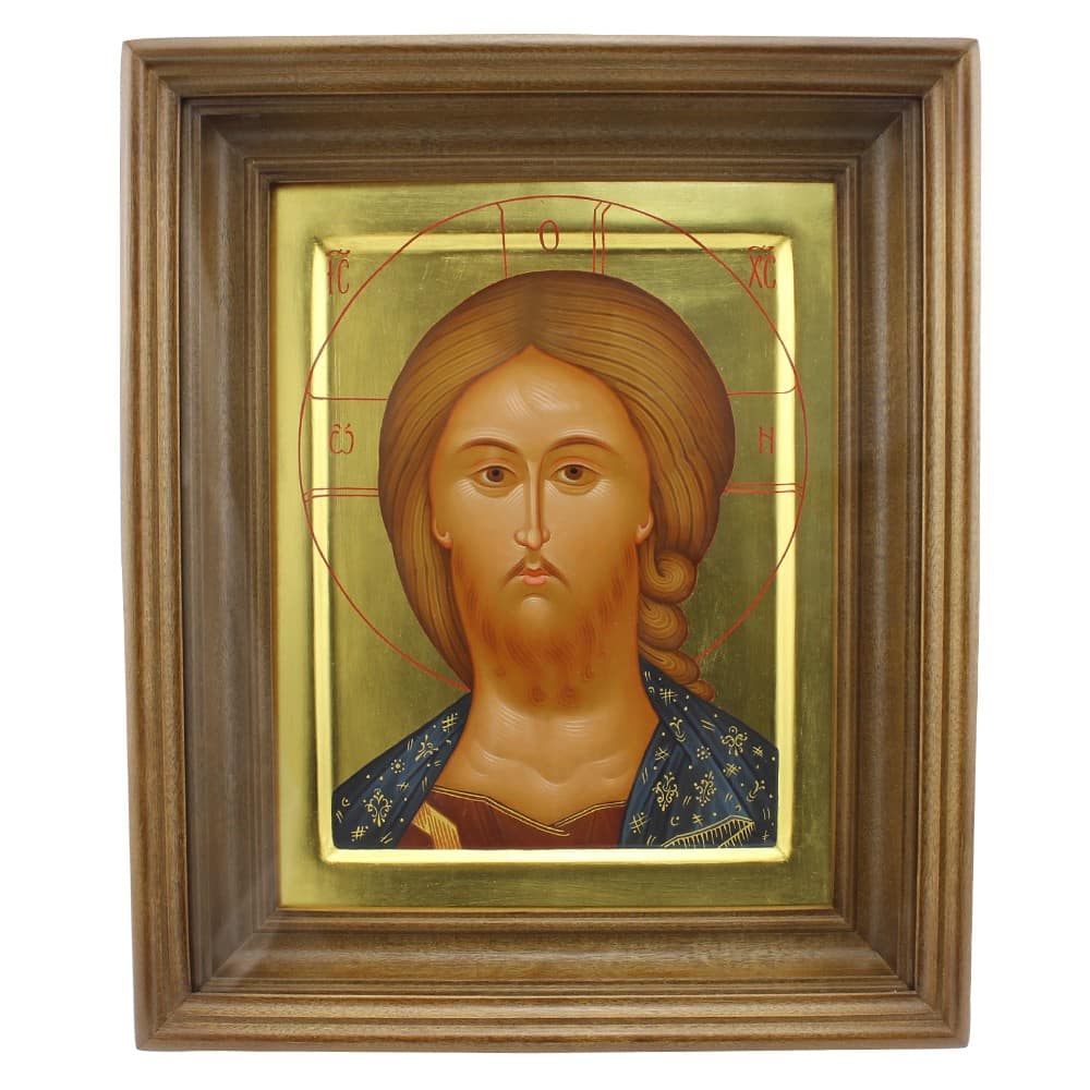 Икона Господь Вседержитель/ 265*300/ писанная/ киот Ясень