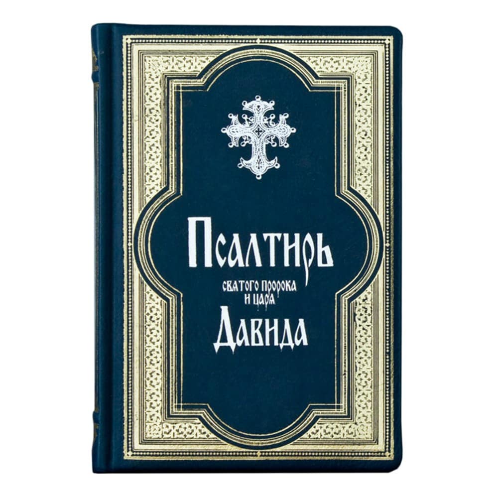 Псалтирь в кожанном перелете. Гражд.шрифт/ Схолия