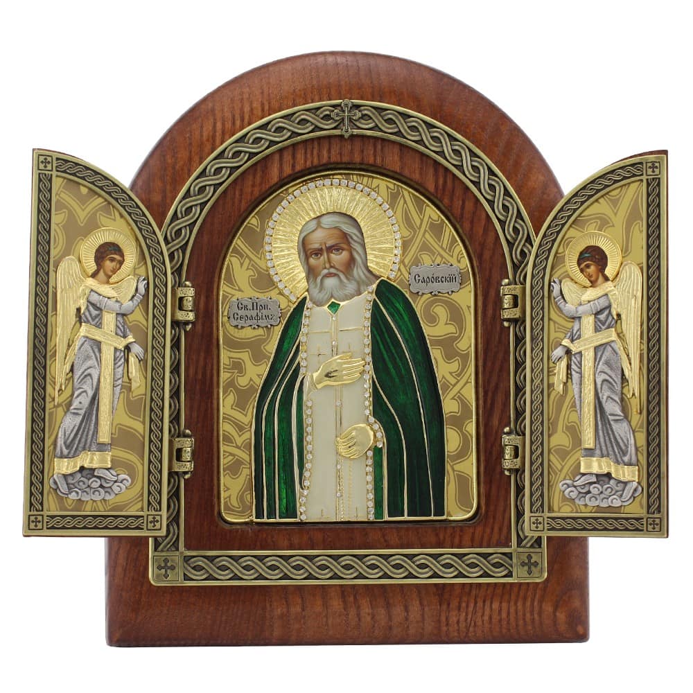 Складень Св.Серафим Саровский