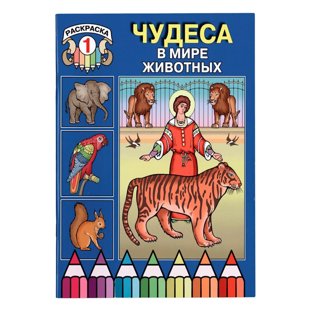 Чудеса в мире животных (раскраска)