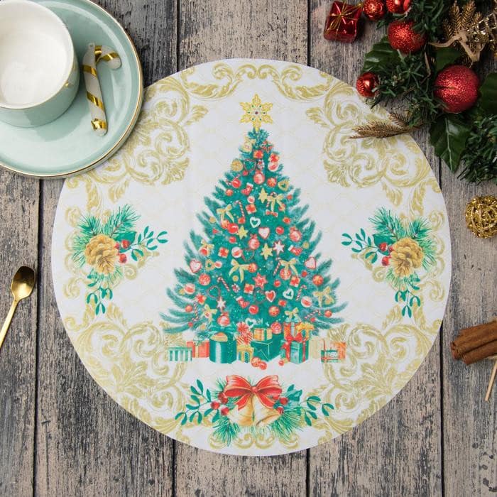 Салфетка на стол Golden Christmas 30*30 см