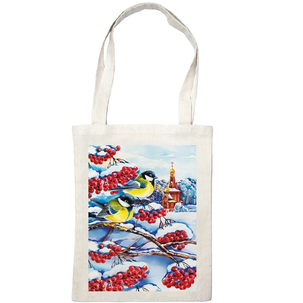 Сумка мини 35*39,5 см РХ, Синички