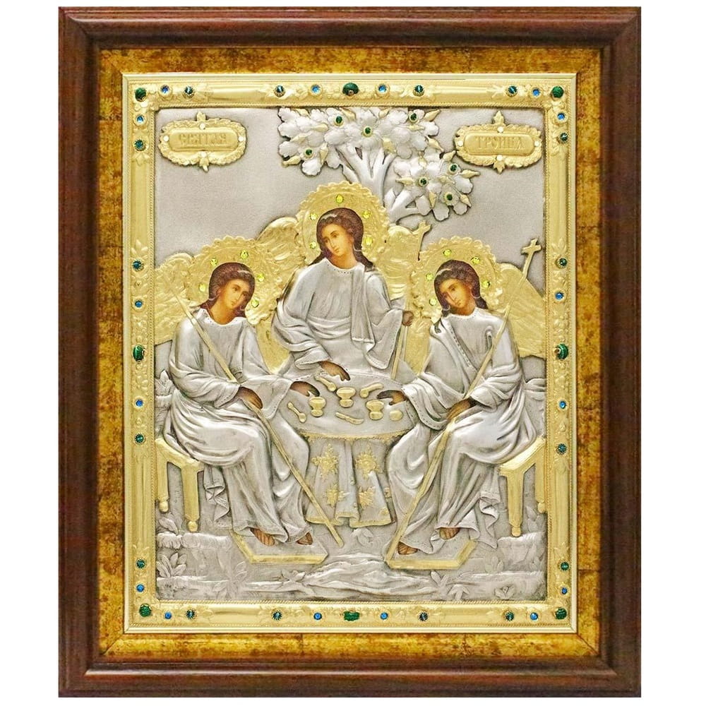 Икона Пресвятая Троица 30*35 см