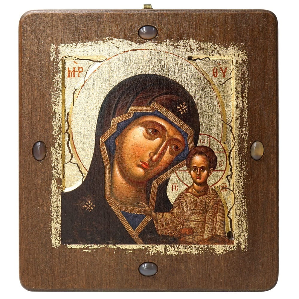 Икона БМ Казанская 20*21 см